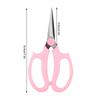 Multifunctional Floral Scissors Pruning Shears Flower Cutting Scissors(Pink)