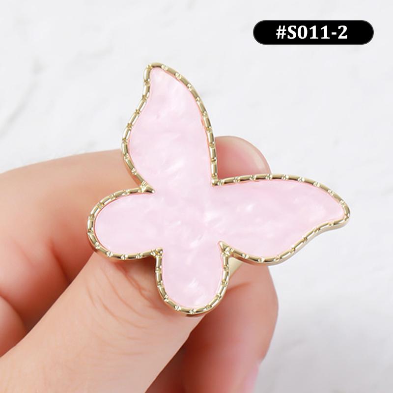 1 Pz Nuova Tavolozza per Nail Art in Pietra di Resina Anello da Dito Punte per Unghie Finte Disegno Miscelazione Colori Espositore Strumento per Manicure Fai da Te Smalto Gel