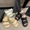 Fashion Shoes Summer Clogs Woman Ladies' Slippers Luxury Slides Low Pantofle Platform Beach Designer 2025 Soft Rome Hoof Heels Hook & Lo