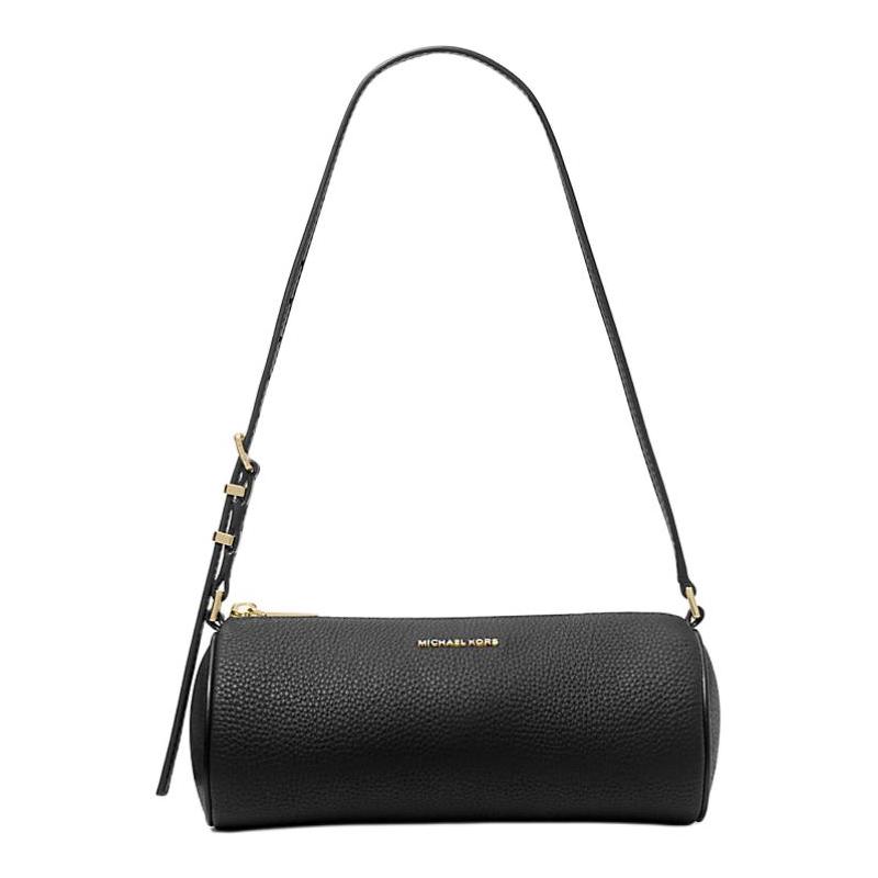 MICHAEL KORS Izzy shoulder strap adjustable pebbled effect leather duffel shoulder bag small women s black чёрный