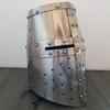 Templar Crusader Knight Helmet Medieval Great Larp Cosplay Handmade Steel Cross Helmet Best Gift