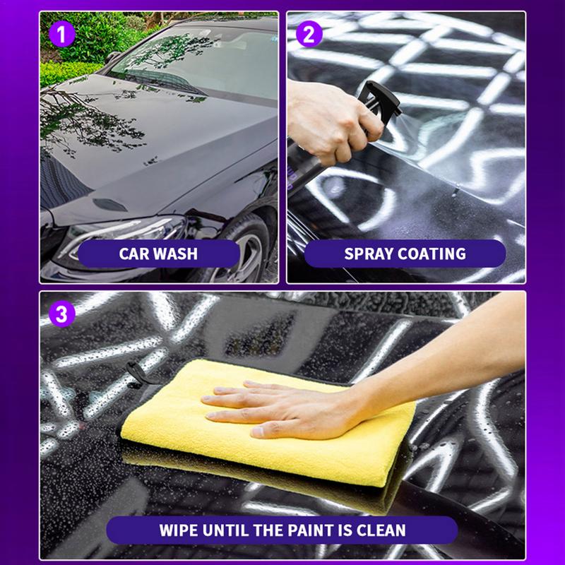 Car Coating Agent Spray Paint Brightening Crystal Agent High Protection 50ml/100ml Paint Brightening Car Wax Spray Polish Agent