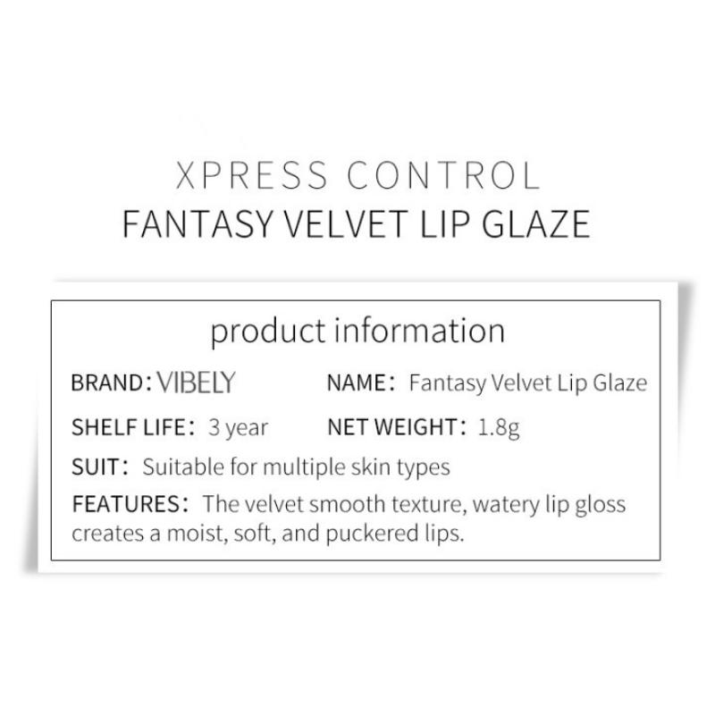 VIBELY Young Girl Fantasy Transparenter Spiegel Wässrige Lippenglasur Feiner Glitzer Perlmutt-Lipgloss Antihaft-Lipgloss-Grundierung