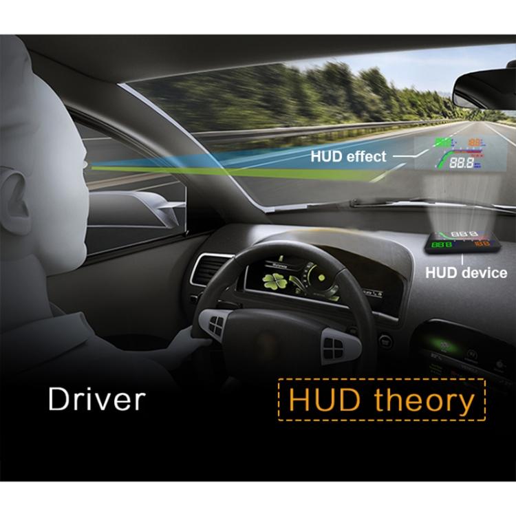 T100 OBD2 4 inch Car Head Up Display