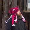 Fun Octopus Knit Gradient Beanie Hat Halloween Costume Cover Cap for Men Women