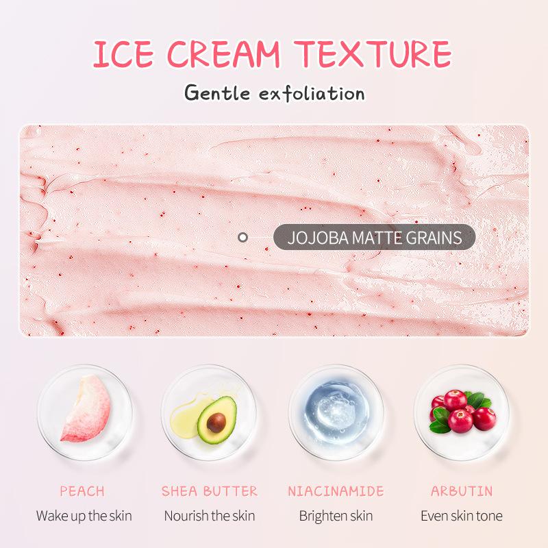 Miękki i pachnący peeling do ciała 3g/worek Oczyszczanie twarzy Głębokie oczyszczanie porów