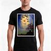LADY In the MOON Vintage Magazine Advertising Print TShirt Summer Casual Cotton Tee Oversized Streetwear Tops
