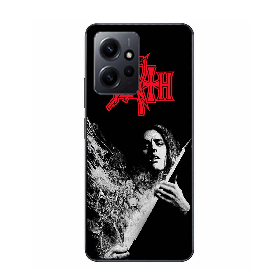 Metal Band D-Death Phone Case For Redmi 12 13C 12C 15C 9 10 10C Note 13 Pro Plus 14 15 Pro 9T 9C 9A TPU Soft Cover Clear Cell Ca