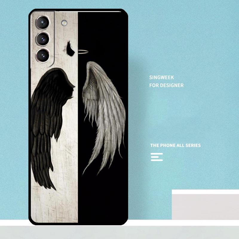 

Devil Angel Case For Samsung Galaxy S24 Ultra S20 S21 S22 S23 S25 Ultra S9 S10 Plus S25 FE Phone Cover Galaxy S22