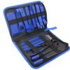 19PCS Plastic Car Trim Removal Tool Panel Tool Interior Disassembly Tools Auto Trim Puller Tool Red Blue Rivet Fastener