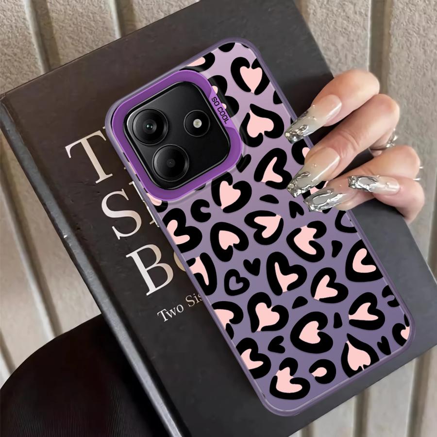 Cartoon Love Leopard Pattern Case for Xiaomi Mi 13T 11 Lite 12T Pro Back Phone Cover