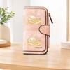Moon Rabbit Starry Sky Long Zipper Wallet, Large Capacity Card Holder, Unisex Clutch Bag, Fashionable Zipper Coin Purse, Suitable for Daily Use, A