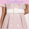 Stylish Wide Women's Waist Belt With Buckle For Dress Shaping And Slimming Look