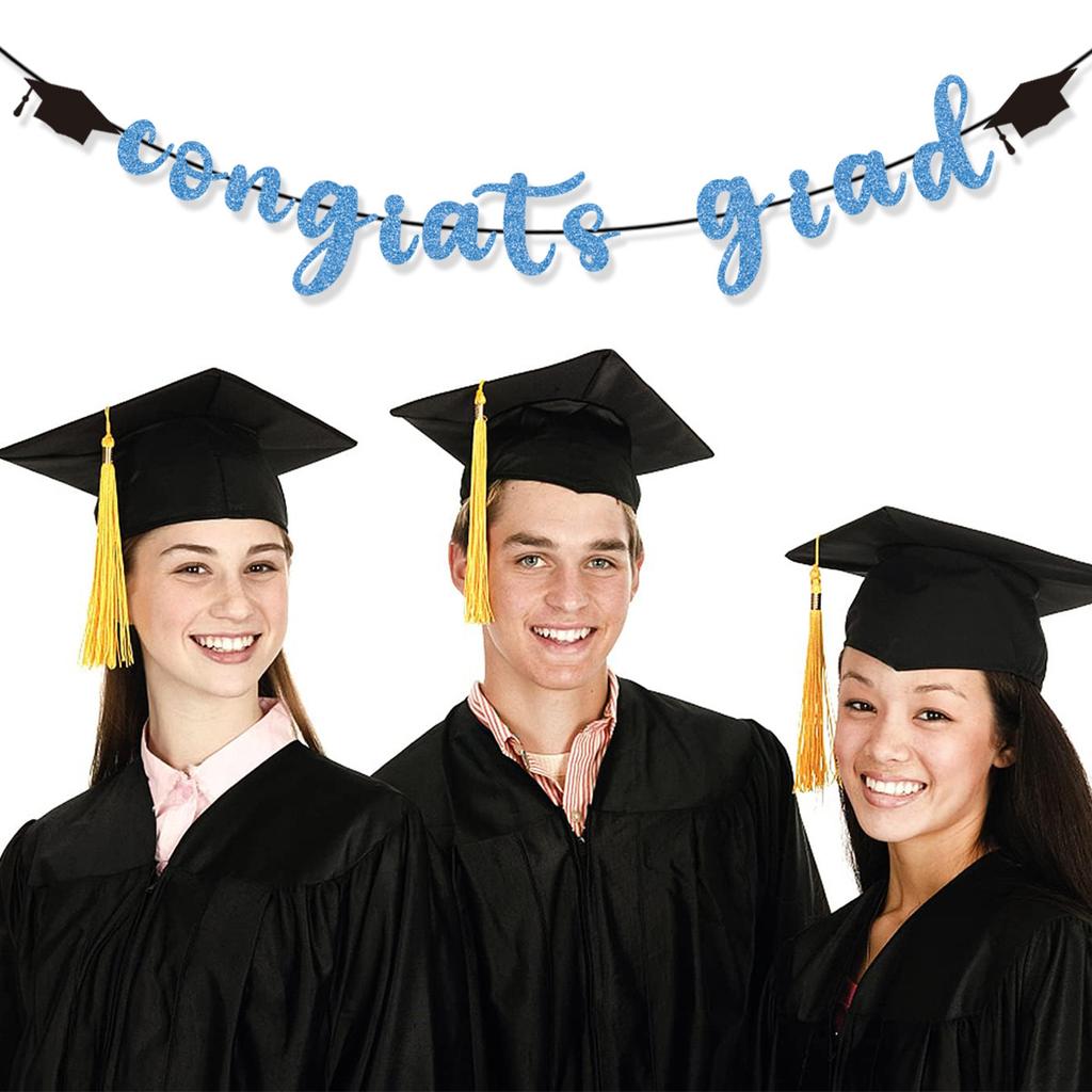 Doctor Nurse Graduation Season Party Decoration Doctor Hat Letter Latte Congrats Grad Flag