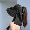Cotton Sun Hat For Women With Wide Brim Foldable Uv Protective Outdoor Fashion Accessory