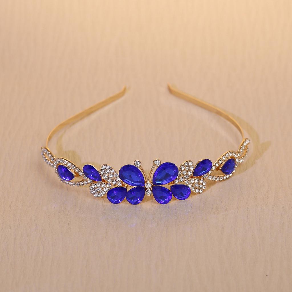 Children's Crown Tiara Girls' Headband Butterfly Crystal Headband