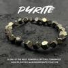 Xi Yin Faceted Chalcopyrite Elastic Bracelet - Popular In Europe & America