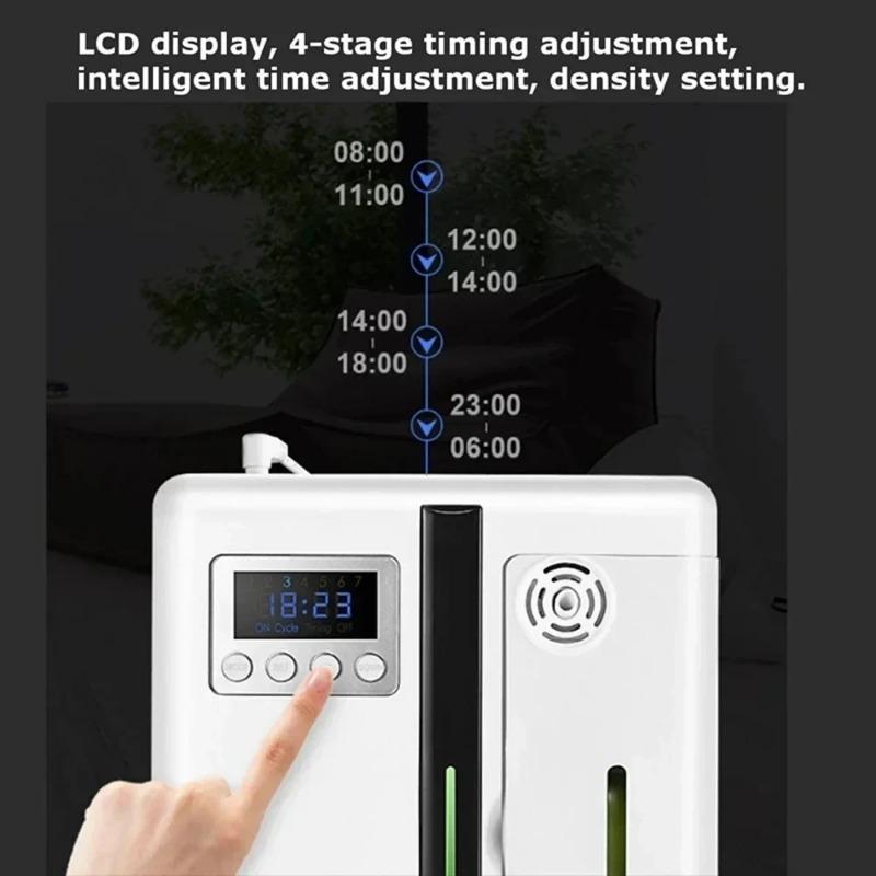 Raumduft-Diffusor zur Wandmontage, Hotel-Lufterfrischer, Bluetooth-Aroma-Diffusor für ätherische Öle, elektrischer Geruch für Zuhause