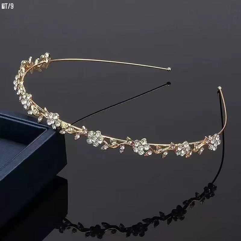 Feenhaftes französisches Strass-Blatt-Stirnband: Bequemes, vielseitiges Retro-Haaraccessoire