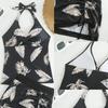 Swimdress Swimsuit Sexy Hanging Neck Split Swim Bikin Hanging Neck Bikini Swimming Costume