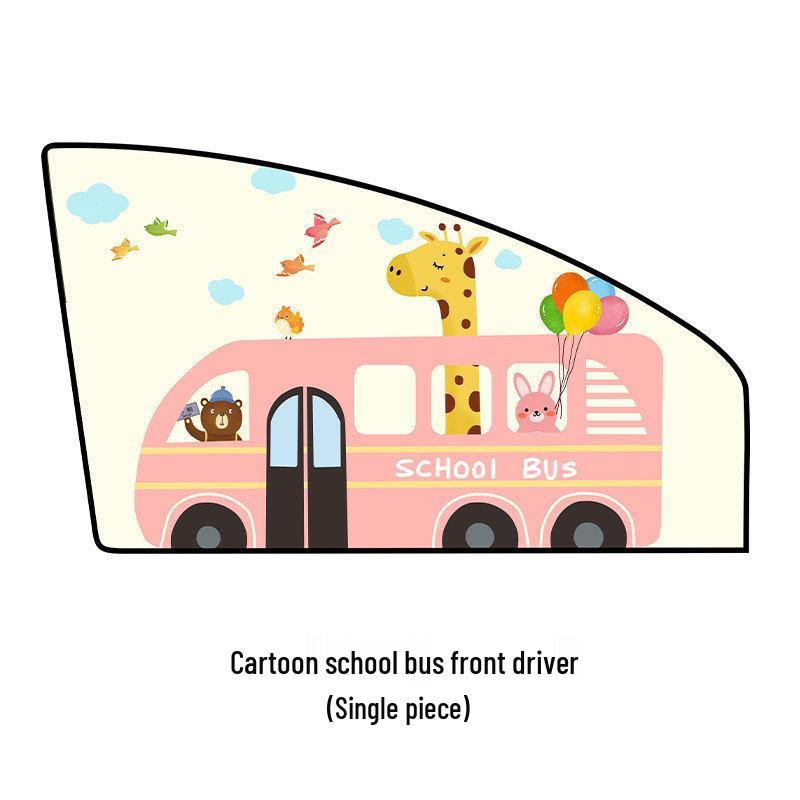 Magnetic Rear Car Window Sunshade for Heat Insulation and Privacy