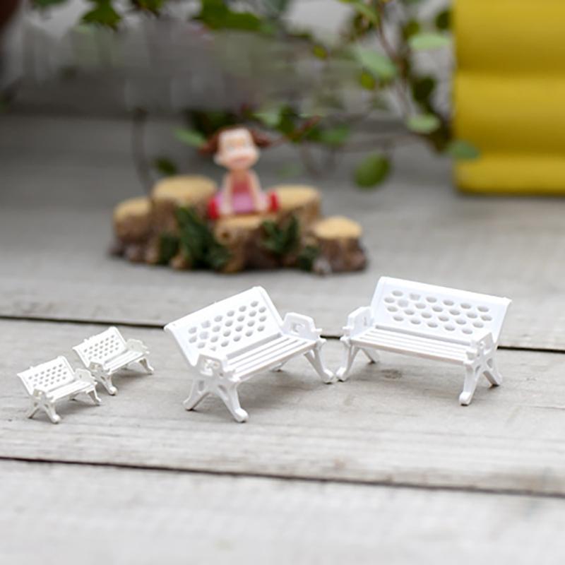 Parkbank Sitz Mikro Landschaft Ökologie Zubehör Dekoratives Material Für Miniaturgarten Fee