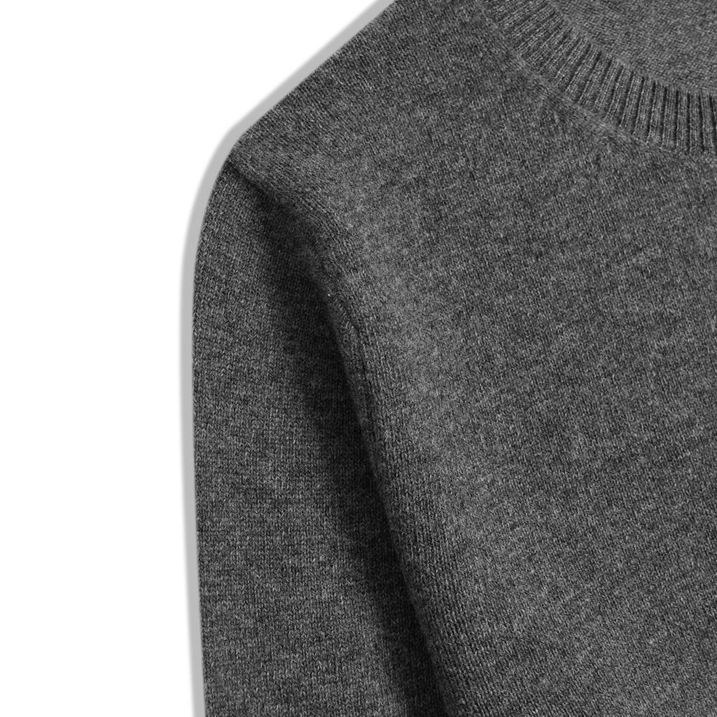 Miu Rundhals-Strickjacke schlicht schmale Passform lange Ärmel mit Schriftzug 0125