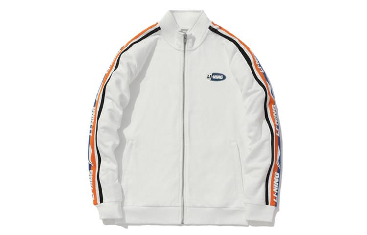Li Ning Sports Fashion Collection Jackets Unisex Ivory Stand Collar Moderate Other AWDQ368-9 S