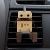 Wood Essential Oil Fragrance Expander Hand Made Car Mounted Perfume Robot Fragrance Bottle  Car