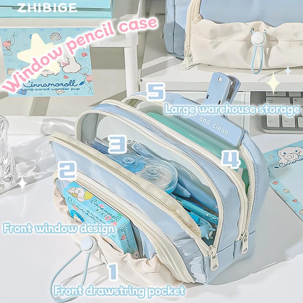 Nieuwe Kawaii Student Potloodtas Grote Capaciteit Leuke Pennen Etui Ins Stijl Kantoorbenodigdheden Opbergtas Schoolbenodigdheden