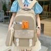 Schoolbag Backpack Female Mori Versatile School Bag Large Capacity Middle School Student Backpack Small Fresh Campus Versatile Student Back