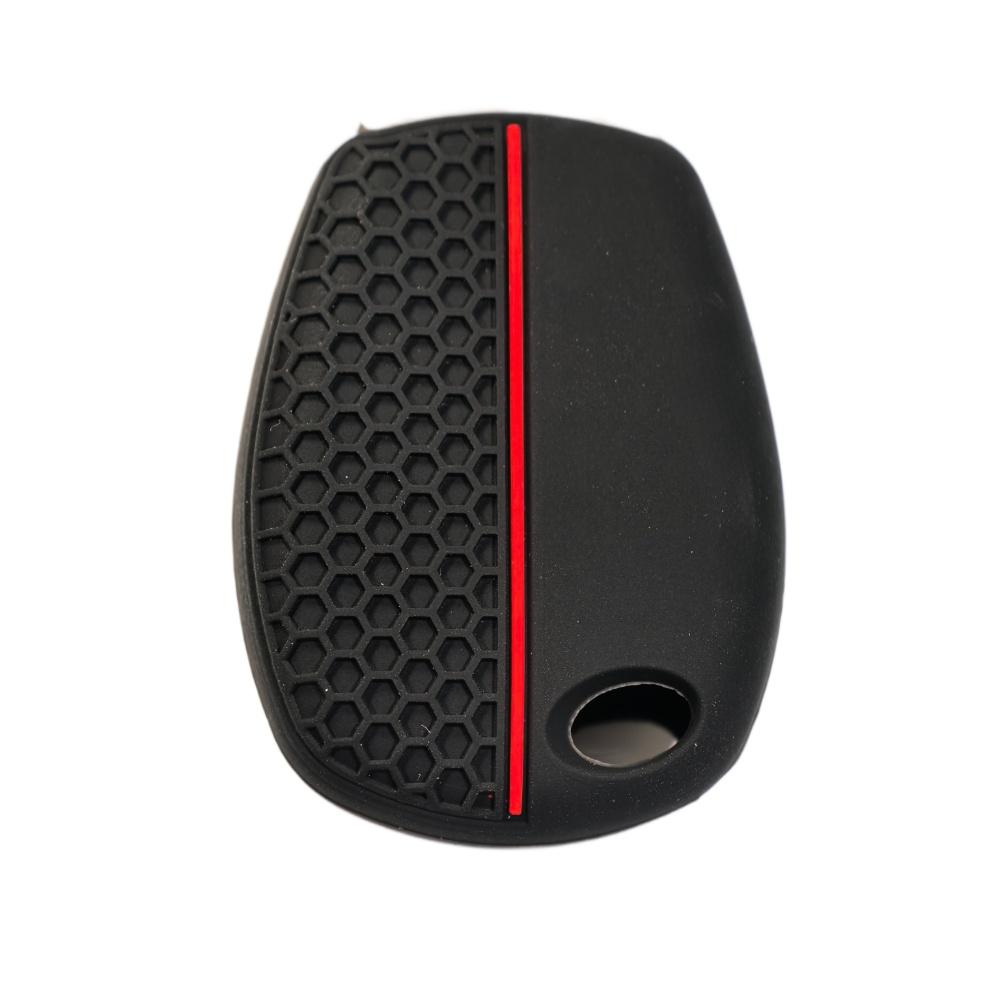Silikon-Autoschlüsselhülle für Renault Trafic Clio Duster Logan Dacia Sandero für Nissan Terrano Almera