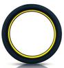 Beast Ring Silicone Cockring 36mm Black-Yellow - Beast Rings - Flexible Cockrings