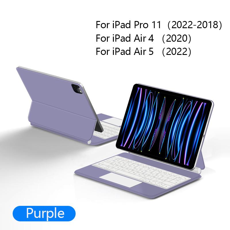 Backlit Touchpad Magic Keyboard For iPad Pro 11 1st 2nd 3rd 4th Gen Air 4 5 10.9 Magnetic Smart Case Wireless Keyboard