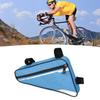 Sac de cadre de vélo triangle grande capacité imperméable pour vélo de montagne et de route Bleu