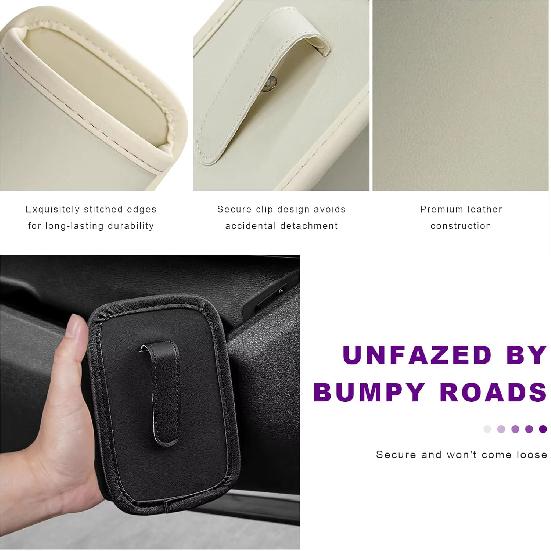 Car Door Cup Holder Leather Automotive Drink Rack Storage Bin Auto Back Seat Cup Holder Organizer for Car Interior Accessories Cup Holders 5