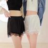 Lace Anti-Exposure Three-Quarter Summer Pajama Shorts for Women