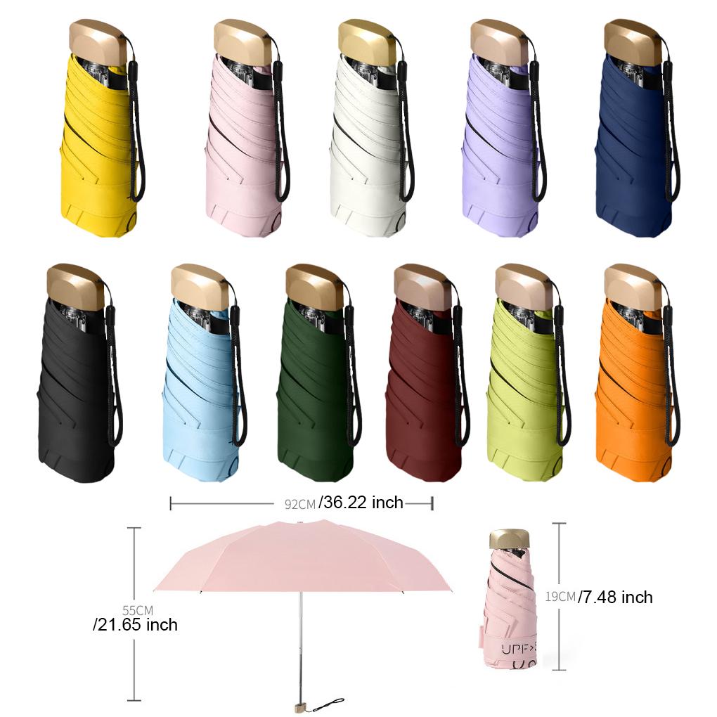 Sunny Umbrella Rain Cover Sweet Gift Business Workmanship Multicolored Long-lasting Craftsmanship for Girl