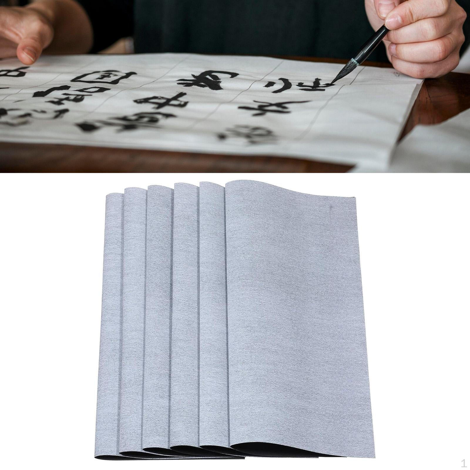 

20 Pieces Water Writing Cloth Reusable Calligraphy Paper Non Woven Drawing Mat Handwriting Practice 6pcs 30cmx70cm