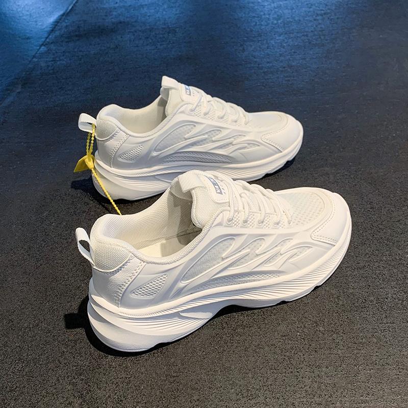 Running shoes new trendy for students Autumn and Spring and Autumn Lightweight Soft Sole Shock-absorbing Sneakers