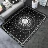 Boho Sun Changes Moon Starry Sky Celestial Carpet for Living Room Bedroom NonSlip Soft Rug Kitchen Table FloorMat Festivals Gift
