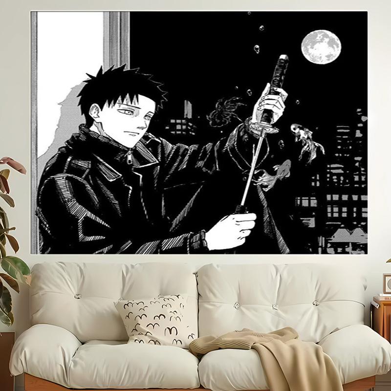 1pc Cool Anime K-Kagurabachi Tapestry, Living Room, Bedroom, Office, Party Decor, Ideal Festive Gift