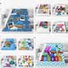 P-POCOYO Elly Pato Fred Lula Sleepy Bird (2) Blanket Quality Warm Soft Throw Blanket Spring Picnic Bedroom Novelty Bedspread