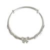 Exquisite Push-Pull Bow Bracelet with Brocade-like Floral Design for Women - 2024 Light Luxury Collection