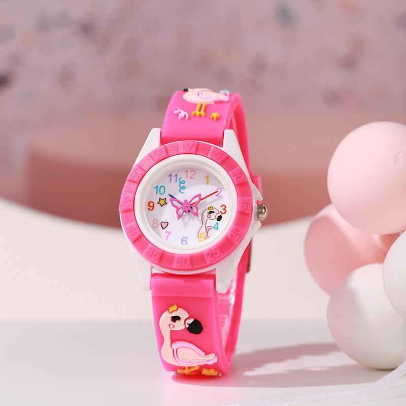 Decorative Children'S Watch Silicone Children'S Watch Love Little Bee Cartoon Watch Elementary School Student Quartz Watch