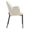 BLUMO upholstered chair, beige fabric