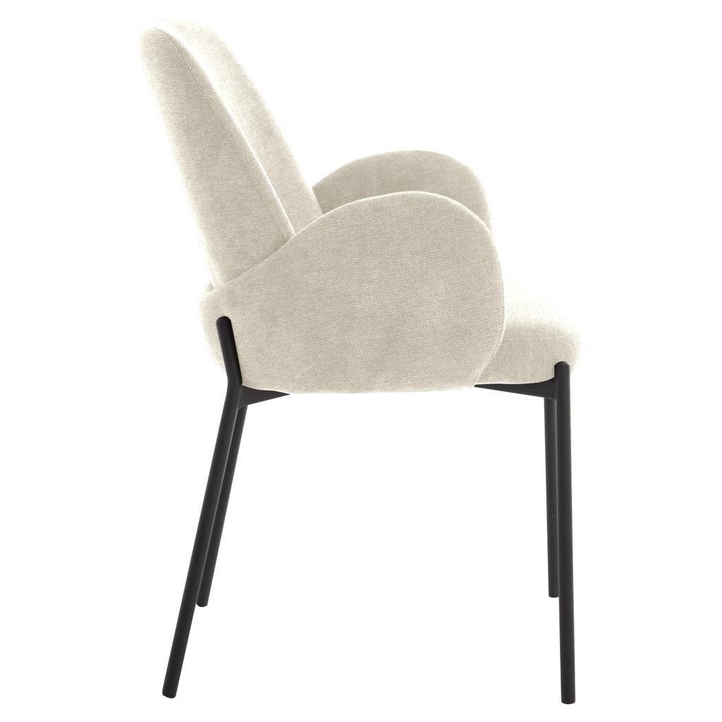 BLUMO upholstered chair, beige fabric