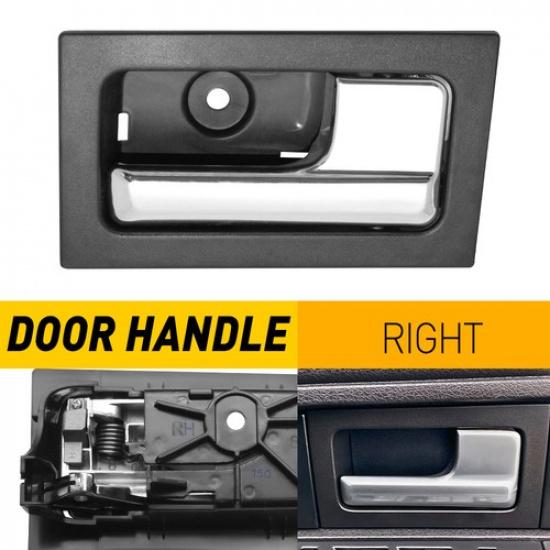 

Front Rear & Right Interior Passenger Door 2009-2014 Handle for Ford Lobo Black
