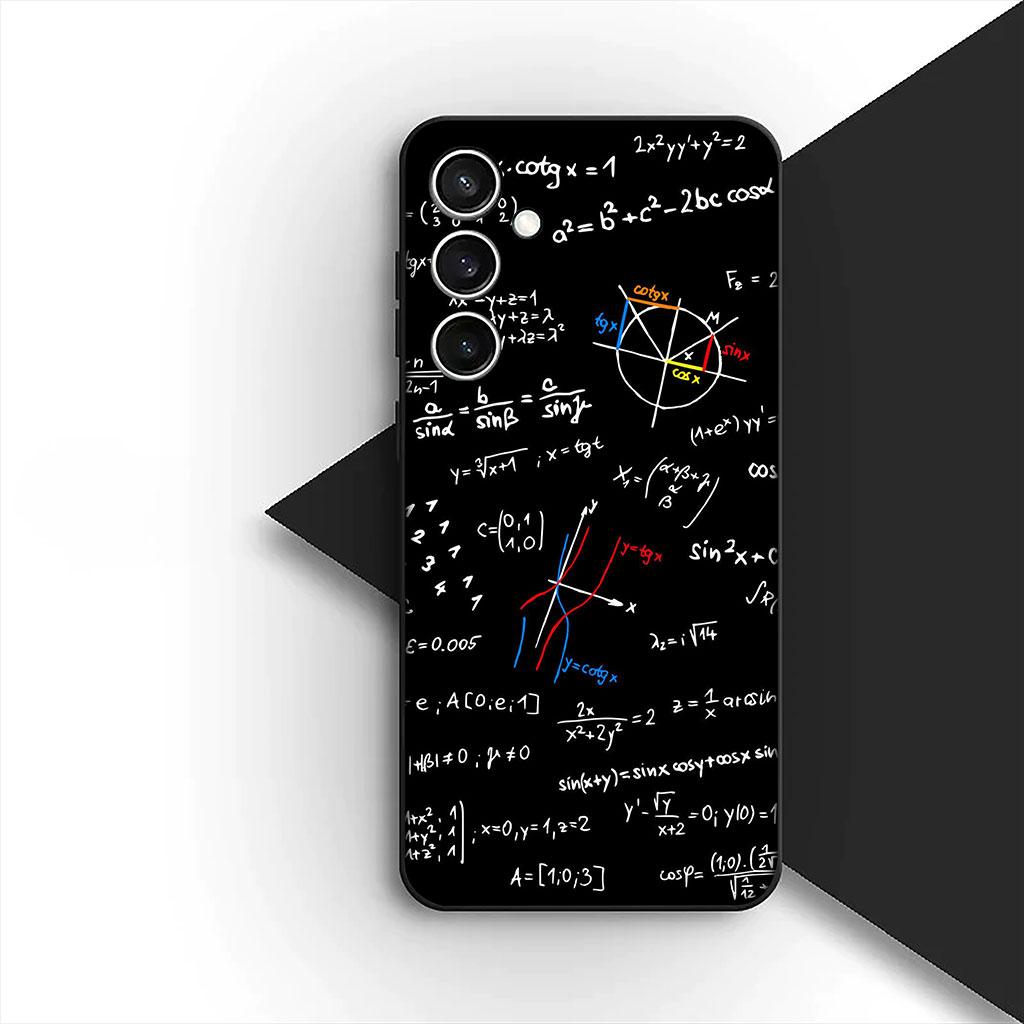 

Phone Cover for Motorola Moto G86 G57 E14 E15 G14 G34 G35 G84 G24 A54 G15 Power E22 Soft Case Chemical Maths Equation Formula Motorola Moto G54