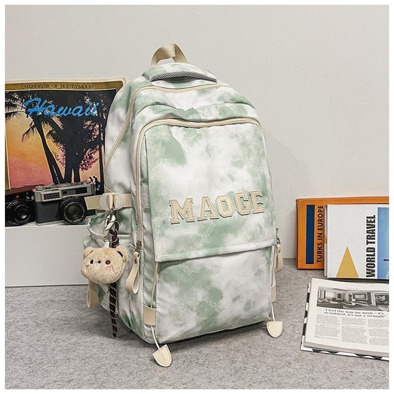 Der neue Schulranzen ist hochwertig, frisch und süß, ein Rucksack mit literarischem Graffiti-Tie-Dye und ein leichter Rucksack für Junior- und Oberstufenschüler.